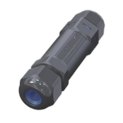 Picture of 450V 16A IP68 5 Pole Straight Waterproof Connector