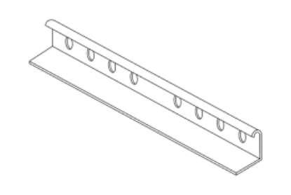 Picture of 240 x 28mm Pre-Galvanised Wrapover Steel Coupler Pair for Medium Duty Tray