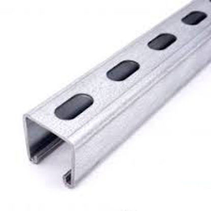 Picture of 41mm x  41mm Slotted Steel Channel 3m