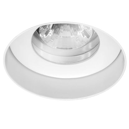 Picture of Trimless Round Fire Rated Fixed Clear Glass Downlight IP55 GU10 240V