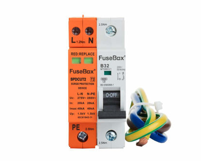 Picture of FuseBox SPDCUKITT2 Surge Protector & MCB
