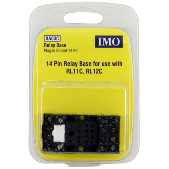 Picture of 11 Pin 10A Din Rail Relay Base