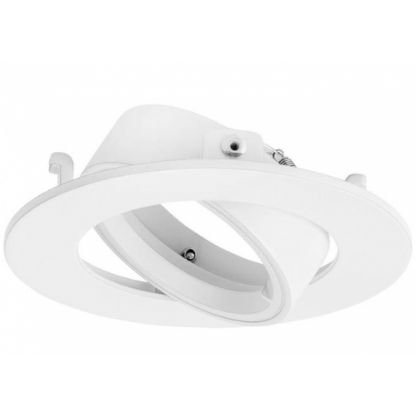 Picture of EFD™ PRO 102MM ADJUSTABLE ALUMINIUM DOWNLIGHT BEZEL - MATT WHITE