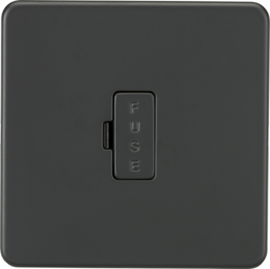 Picture of Screwless 13A Fused Spur Unit - Anthracite