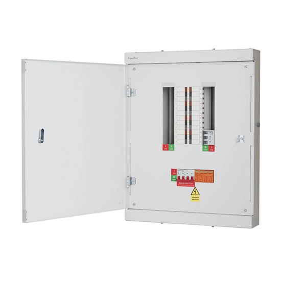 Picture of Fifteen Way 125A 3 Phase Distribution Board c/w Main Switch & SPD 