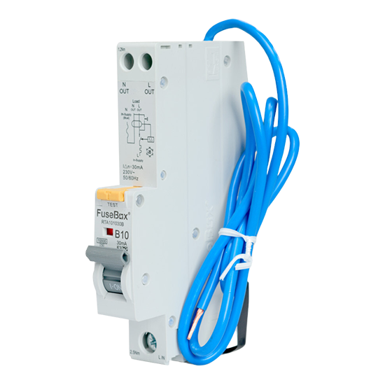 Picture of RTA101030B 10A B Curve RCBO 30mA Type A