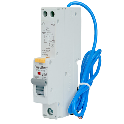 Picture of RTA101630B 16A B Curve RCBO 30mA Type A