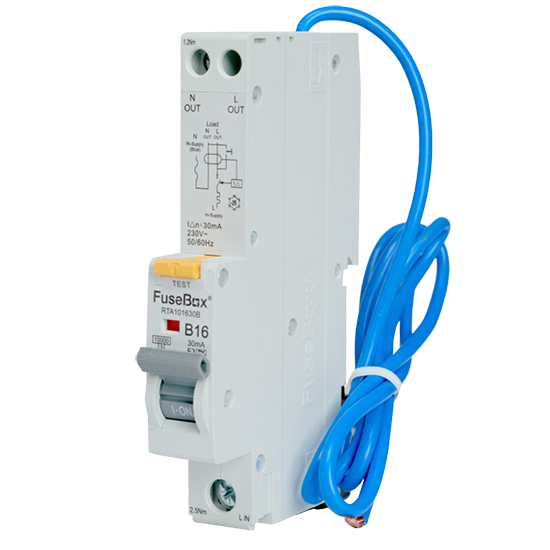 Picture of RTA101630B 16A B Curve RCBO 30mA Type A