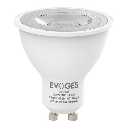 Picture of Leo 5.7W Non-Dimmable GU10 2700K CRI93 60D 